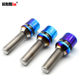 Couleur personnalisée Ti-6Al-4V tête Torx rondelle flottante boulon en titane M12 roue <span class=keywords><strong>antivol</strong></span> avec <span class=keywords><strong>clé</strong></span> en titane pour <span class=keywords><strong>BMW</strong></span> état nouveau - Product Image 6