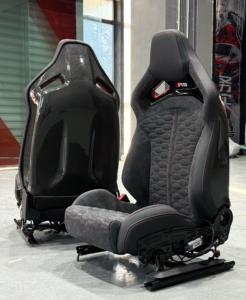Asientos Deportivos Delanteros para <span class=keywords><strong>Audi</strong></span> B10, Asientos de Carreras de Fibra de Carbono y Gamuza para <span class=keywords><strong>Audi</strong></span> A3 A4 A5 A6 A7 Q3 Q5 Serie RS, Mejora del <span class=keywords><strong>Interior</strong></span> - Product Image 1