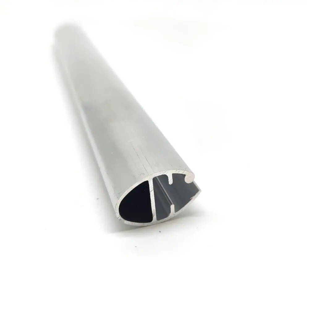 Rel Bawah Aluminium Kustom untuk Roller Blinds Profil Lacak Tirai