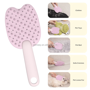 Brosse de toilettage double face pour animaux de compagnie, peigne de massage pour chat et chien, brosse pour enlever les poils pour poils longs ou courts, chaton, chiot - Product Image 5