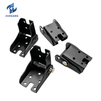 Charnières pliantes verrouillables en métal robuste à 180 degrés, antirouille, support pliable, design contemporain, pieds de meubles pour la maison et le bureau