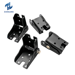 Charnières pliantes verrouillables en métal robuste à 180 degrés, antirouille, support pliable, design contemporain, pieds de meubles pour la maison et le bureau - Product Image 4