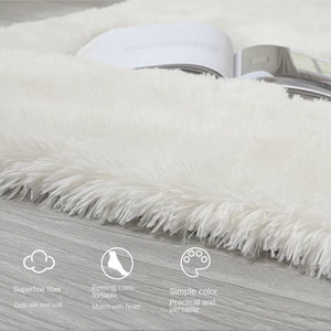 Tapis de salon, moelleux et super doux, luxueux tapis en <span class=keywords><strong>fausse</strong></span> <span class=keywords><strong>fourrure</strong></span> avec cheveux longs sur la tête de lit - Product Image 2