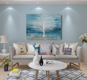 Dipinto a Olio 3D Decorativo con Albero Spesso, Stile Classico, <span class=keywords><strong>Arte</strong></span> Murale su Tela Fatta a Mano - Product Image 2