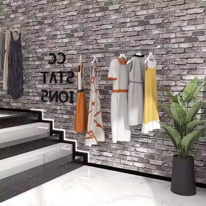 <span class=keywords><strong>Papier</strong></span> <span class=keywords><strong>peint</strong></span> brique 3D <span class=keywords><strong>vintage</strong></span> pour salles d'étude restaurants hôtels cafés <span class=keywords><strong>papier</strong></span> <span class=keywords><strong>peint</strong></span> classique brique rouge et brique grise - Product Image 3