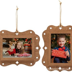 Wooden Photo <b>Frame</b> Rectangular Vertical <b>Wall</b> Hanging Durable Solid Wood Living Room Decoration Customizable Part 0602 - Product Image 3