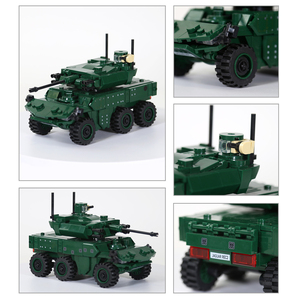 Wange 3517 Rocket Artillery Tank EBRC MOC Blocs <span class=keywords><strong>de</strong></span> construction Modèle Jouet éducatif pour enfants Ensemble <span class=keywords><strong>de</strong></span> blocs <span class=keywords><strong>de</strong></span> construction Cadeau Ornements Juguetes - Product Image 6