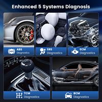 Escáner OBD2 MUCAR CS5, 5 Sistemas (ECM, TCM, ABS, SRS, BCM), Herramienta de Diagnóstico, Prueba de Batería, Actualización Gratuita de por Vida, Escáner Automotriz