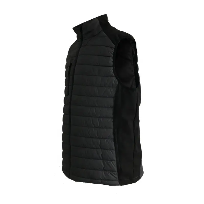 Wholesale Casual Utility Fashion Quilted Mens Sleeveless Jacket Work Uniform Vests