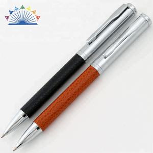 ปากกาโรลเลอร์บอลหนังธุรกิจสุดหรู ปากกาลูกลื่นโลหะสแตนเลส - Product Image 2