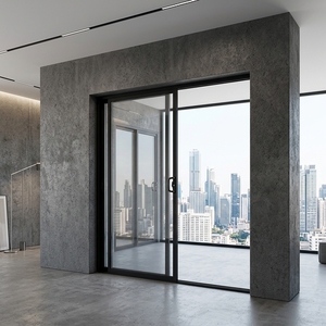 <span class=keywords><strong>Rail</strong></span> de <span class=keywords><strong>porte</strong></span> <span class=keywords><strong>coulissante</strong></span> en alliage d'aluminium Lukliving, design moderne fini <span class=keywords><strong>pour</strong></span> l'extérieur - Product Image 5