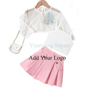 Conjunto de 3 piezas hermoso <span class=keywords><strong>sin</strong></span> <span class=keywords><strong>ropa</strong></span> de moda para niñas de 11 años - Product Image 4