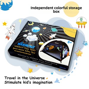 Tente carrée de camping extérieur quatre saisons avec cadre en fibre de carbone, espace anti-moustiques pour bébé, pour voitures de jeu d'enfants, imperméable - Product Image 2