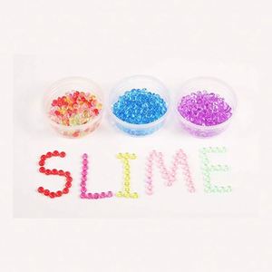 Kit de 75 pièces DIY : Perles en plastique colorées, outils en mousse et papier, breloques et accessoires pour slime, anti-stress, pour les 7-12 ans - Product Image 4