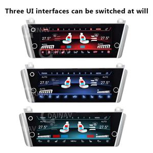 Panneau de commande de climatisation LCD pour BMW Série 5 GT F07 2009 - 2017, écran tactile de climatisation, commande vocale AI - Product Image 3