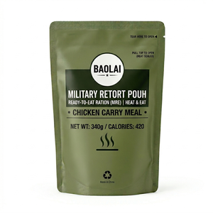 Bolsa MRE Personalizada <span class=keywords><strong>de</strong></span> 4 Capas <span class=keywords><strong>de</strong></span> Papel <span class=keywords><strong>de</strong></span> Aluminio 121 ℃   Bolsa <span class=keywords><strong>de</strong></span> Envasado para Alimentos <span class=keywords><strong>de</strong></span> Supervivencia en Campamentos, Resistente a Altas Temperaturas - Product Image 1