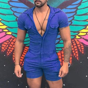 <span class=keywords><strong>Tuta</strong></span> Sportiva Estiva da <span class=keywords><strong>Uomo</strong></span>, Aderente con Zip, Casual e Sportiva - Product Image 5