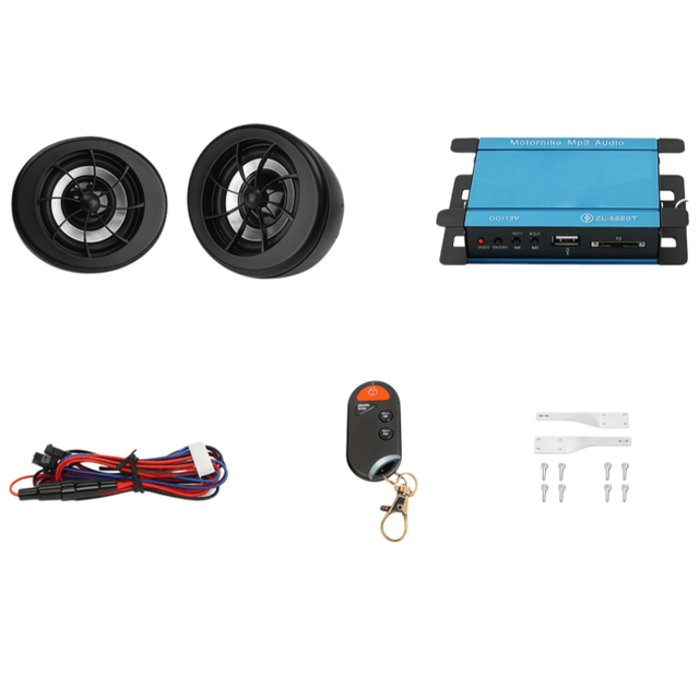 Quality Choice Motorcycle Speakers Bluetooth Waterproof Modification Motorcycle Anti Theft Mp3 Alarm
