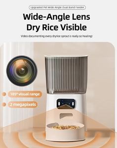 Comedero Inteligente para Mascotas de Plástico Resistente de 5.5L con Cámara HD Integrada y Doble Fuente de Alimentación para Gatos de Todas las Edades, con Función de Transmisión en Vivo y Monitoreo - Product Image 3