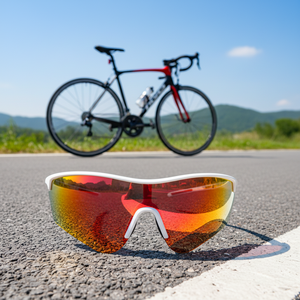 Gafas de Ciclismo Deportivas Polarizadas de Media Montura, Resistentes al Viento, de Alta Calidad, con Lentes de PC y Protección UV400, Ideales para Correr en Carreteras - Product Image 1