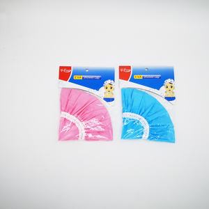 Bonnet de douche en Satin rose de luxe, vente en gros, imperméable et réutilisable pour femmes - Product Image 2