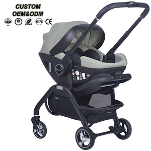 Cochecito de Bebé <span class=keywords><strong>BEBELUX</strong></span> Green MOM, Plegable y Multifuncional, Sistema de Viaje para Bebés con Cesta de Almacenamiento - Product Image 1