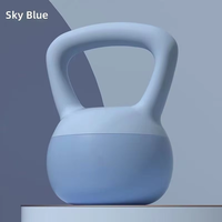 Ensemble de kettlebells souples en PE colorées avec logo personnalisé pour la musculation et l'entraînement de force, durables, écologiques, pour usage domestique