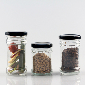 โถแก้วขนาด8ออนซ์200มล. ภาชนะเก็บอาหารเปล่าสำหรับใส่เครื่องเทศผงพริกเหลวน้ำผึ้งดองลูกกวาด - Product Image 1