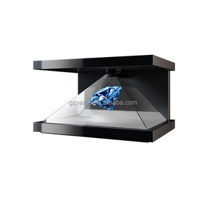 Vitrine d'affichage holographique 3D <span class=keywords><strong>pyramide</strong></span> à 270 degrés de 42 pouces, construction métallique - Product Image 3