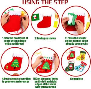 Hot Selling Felt <b>Christmas</b> Pendant Decor Popular Design for Festive Use - Product Image 6