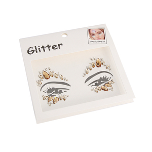En gros adhésif gemmes <span class=keywords><strong>strass</strong></span> corps de tatouage temporaire autocollants de paillettes <span class=keywords><strong>maquillage</strong></span> visage bijoux pour la fête - Product Image 6