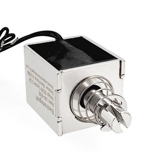 Толкающий электромагнит, LSD-1050B Электромагнитная сила тяги, открытая рама, Линейный электромагнитный Электромагнит, подъемная присоска - Product Image 1