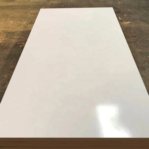Giá Rẻ Giá Độ Bóng Cao 15Mm 16Mm 18Mm Một Bên Màu Trắng Đầy Màu Sắc Melamine Phải Đối Mặt Nhiều Lớp Ban Ván Ép Tấm Cho Đồ Nội Thất - Product Image 3