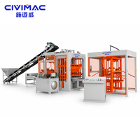 Machine à fabriquer des briques grande capacité QT12-15, machine à blocs de béton entièrement automatique, pour blocs creux, pleins et pavés, PLC hydraulique
