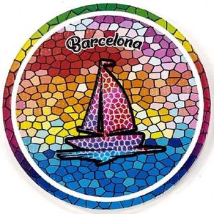 Luxury Round Ceramic Tile <b>Coasters</b> Customizable Eco-Friendly Beach Turtle Mats Travel Souvenir Sublimation <b>Heated</b> Pad Quick Dry - Product Image 2