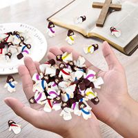 Figur Yesus Kecil Patung Yesus Miniatur Figur Miniatur untuk Permainan Sembunyikan dan Temukan Hadiah Religius untuk Isian Telur Paskah