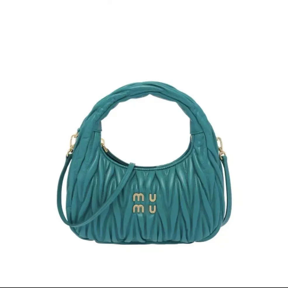 Fashion Designer bags satin mini handbag hobo Luxury with shoulder strap Clutch Holding crossbody Retro Genuine Leather Bag