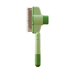 Peigne démêlant pour animaux de compagnie <span class=keywords><strong>pas</strong></span> <span class=keywords><strong>cher</strong></span> Dents douces en acier inoxydable pour un enlèvement sûr Nœuds de fourrure emmêlés Conception de dents longues et courtes Toilettage sûr - Product Image 1