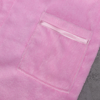 FF4267 Logo personnalisé doux épais peluche coton peignoir de bain maison manteau absorbant hôtel Spa éponge éponge peignoir