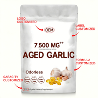 Fournisseur OEM : Gélules molles d'ail, extrait d'huile d'ail, compléments alimentaires en gel souple