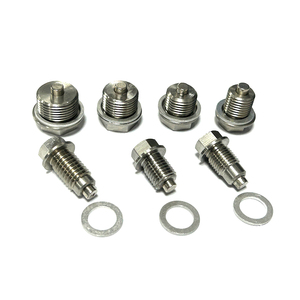 10 Uds. De Acero Inoxidable M14 * 1,5mm, Motor Magnético M14 * 1,5, Tapón De Drenaje De Aceite, Tornillo, Tuerca De Sumidero Para Honda, Mazda, Mitsubishi - AliExprs