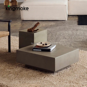 <span class=keywords><strong>Table</strong></span> basse carrée d'extérieur en ciment pour hôtel, <span class=keywords><strong>table</strong></span> <span class=keywords><strong>de</strong></span> <span class=keywords><strong>jardin</strong></span>, <span class=keywords><strong>table</strong></span> en béton étanche <span class=keywords><strong>de</strong></span> faible hauteur pour canapé d'extérieur - Product Image 1