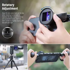Transforma la Fotografía de tu Smartphone con la Lente Anamórfica Blue Streak 1.55x con Clip Universal de 17mm y Rosca de Filtro de 58mm - Product Image 5