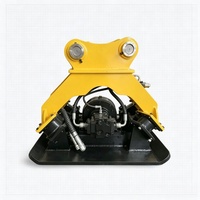 Compacteur vibrant hydraulique robuste pour excavatrice, idéal pour la construction routière