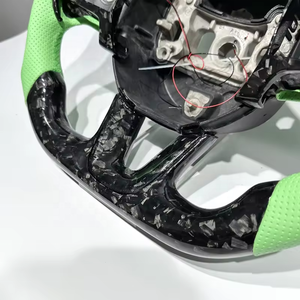 Volant en fibre de carbone forgé pour Dodge Charger <span class=keywords><strong>Challenger</strong></span> <span class=keywords><strong>Srt8</strong></span> Ram 2008 2013 2014 2015 2016 2017 <span class=keywords><strong>2018</strong></span> 2019 2020 2021 2023 - Product Image 6