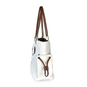 Borsa Tote in Velluto Peluche, Borsa a Tracolla Grande da Viaggio per Donna, Borsa a Tracolla Capiente per Esterni <span class=keywords><strong>2274</strong></span> - Product Image 5