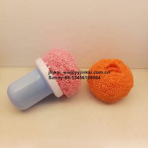 Nano fibra plato depurador no-cero almohadillas de fregado no utensilios de cocina antiadherentes anillo estropajo... colores surtidos 1pcs con 1 manejar - Product Image 3