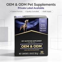 Poudre Probiotique Canine : Complément Digestif pour la Santé Intestinale des Chiens, Nutrition pour Animaux de Compagnie pour Toutes Races, 30 Sachets, Marque Privée OEM, Vente en Gros
