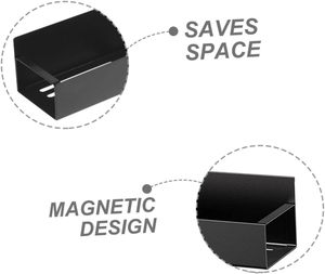 Lot de 4 supports magnétiques mobiles pour épices, idéaux pour réfrigérateur et four - Vente en gros - Product Image 6
