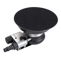 Ponceuse orbitale aléatoire pneumatique double action 6 pouces sans poussière, outil de polissage à air avec extraction des résidus pour la finition automobile et métallique
